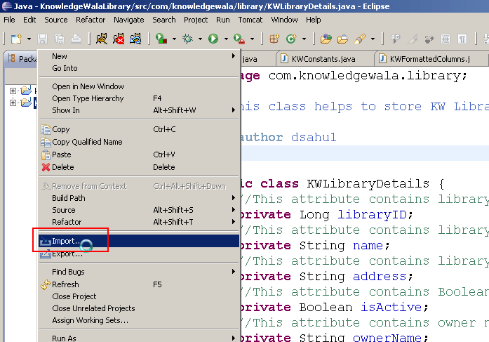Java projects with source code in netbeans